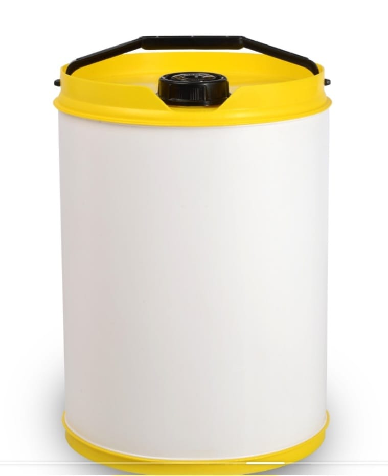 Yellow HDPE Drum